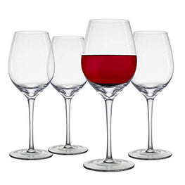 Chefoh Oversized Stemware Wine Glass - Comfy Lead-Free Crystal Glasses Perfect for Wedding - Parties and Bar - 17.5oz