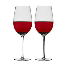 Chefoh Stemware Wine Glass - Comfy Lead-Free Crystal Glasses Perfect for Wedding - Parties and Bar - 27oz | Set of 2