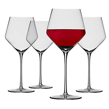 Chefoh Oversized Stemware Wine Glass - Comfy Lead-Free Crystal Glasses Perfect for Wedding - Parties and Bar - 22oz